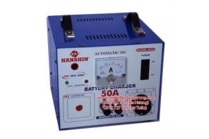Máy sạc ắc quy Hanshin dây NHÔM (50A)